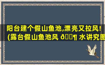 阳台建个假山鱼池,漂亮又拉风!(露台假山鱼池风 🐶 水讲究图解)
